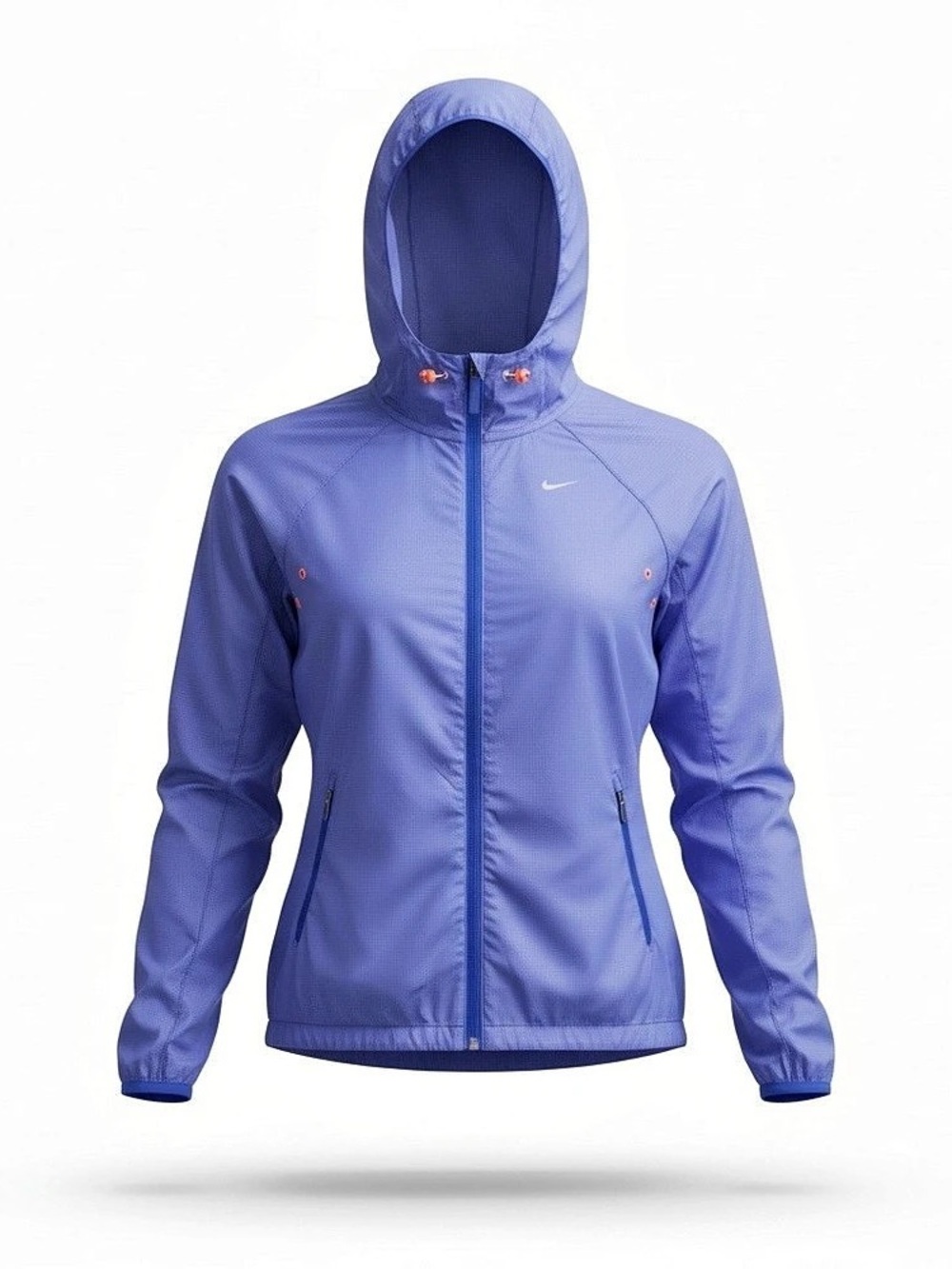 Nike Windrunner Windbreaker Jacket Purple Checkered XS